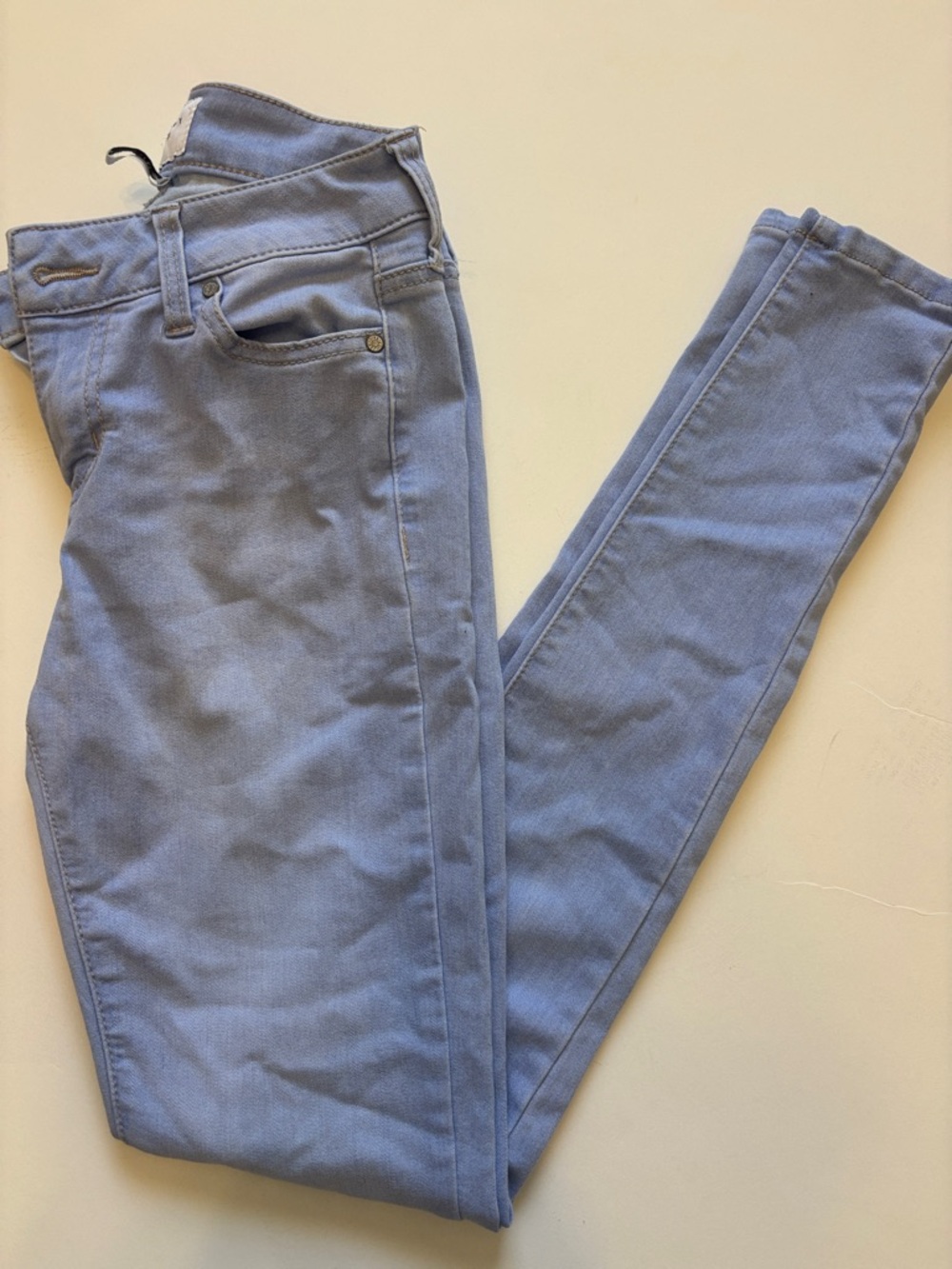 Celebrity Pink Pastel Blue Skinny Jeans